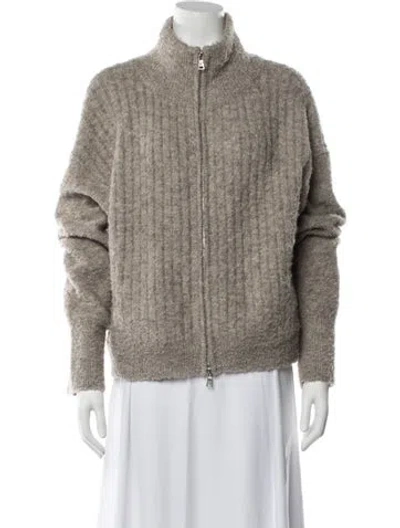 Pre-owned Danielle Guizio Jacket In Neutrals