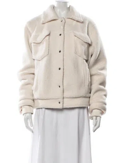 Pre-owned Danielle Guizio Jacket In Neutrals