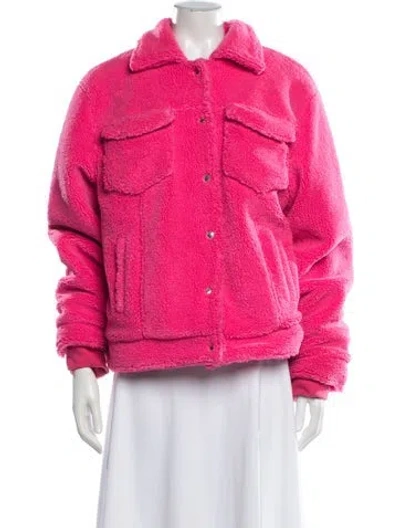Pre-owned Danielle Guizio Jacket In Pink