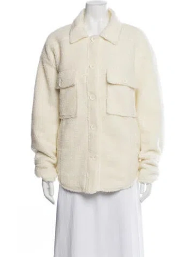 Pre-owned Danielle Guizio Jacket In Yellow