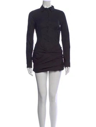 Pre-owned Danielle Guizio Mini Dress W/ Tags In Black