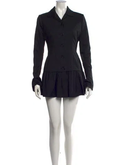 Pre-owned Danielle Guizio Mini Dress W/ Tags In Black