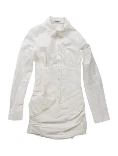 Pre-owned Danielle Guizio Mini Dress In White