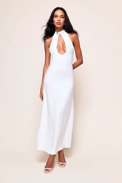 Danielle Guizio Ny Amalfi Maxi Dress In White