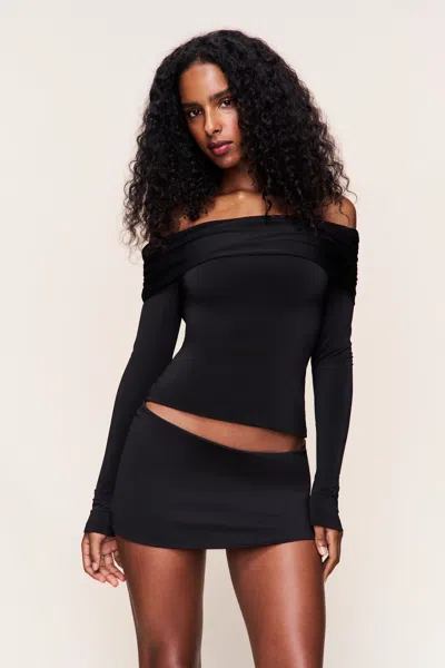 Danielle Guizio Ny Aria Top In Black