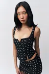 Danielle Guizio Ny Arlo Corset In Black