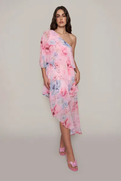 Danielle Guizio Ny Ayla Dress In Cotton Candy Ambrosia