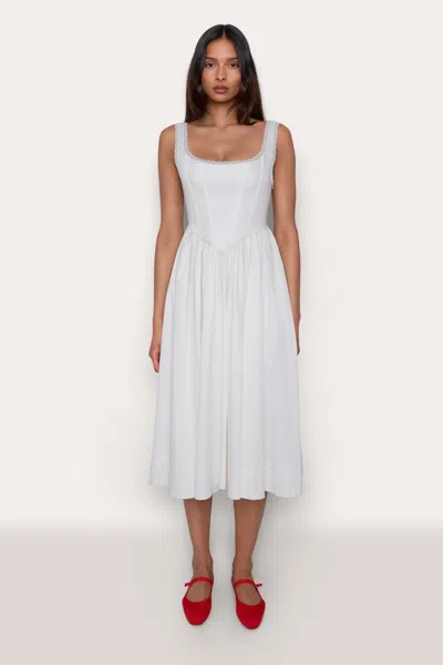 Danielle Guizio Ny Bielli Dress In White