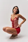 Danielle Guizio Ny Blair Top In Candy Apple