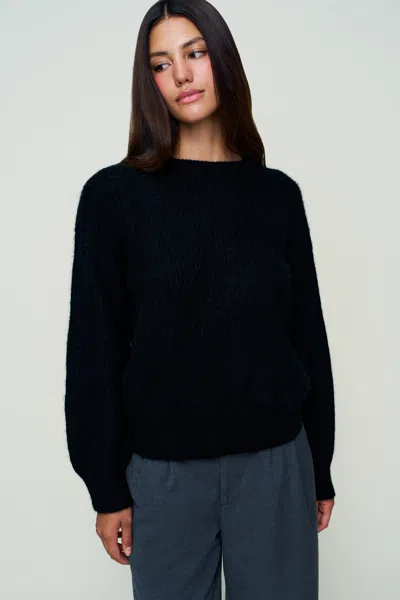 Danielle Guizio Ny Bobbie Oversized Wool Jumper In Black