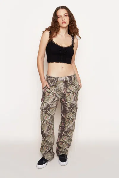 Danielle Guizio Ny Bobcat Camo Cargo Pants