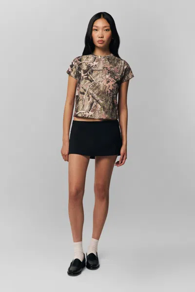 Danielle Guizio Ny Camo Tee In Bobcat Camo
