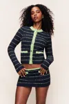 Danielle Guizio Ny Carline Cardigan In Multi