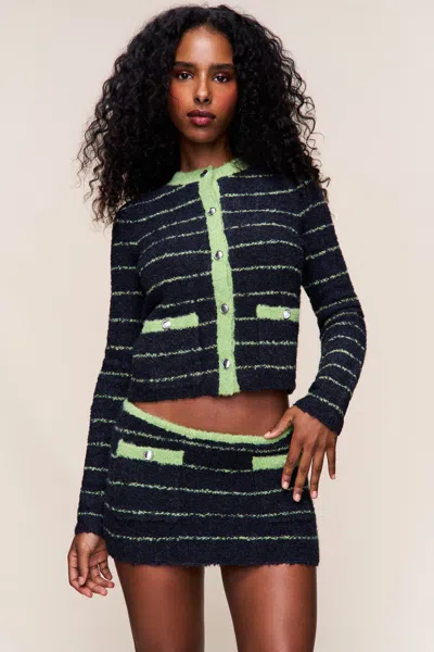 Danielle Guizio Ny Carline Mini Skirt In Multi