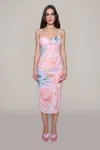 Danielle Guizio Ny Celastrina Skirt In Cotton Candy Ambrosia