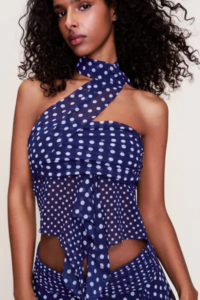 Danielle Guizio Ny Chiffon Wrap Around Top