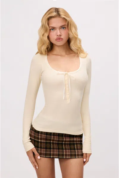 Danielle Guizio Ny Clara Henley In Ivory