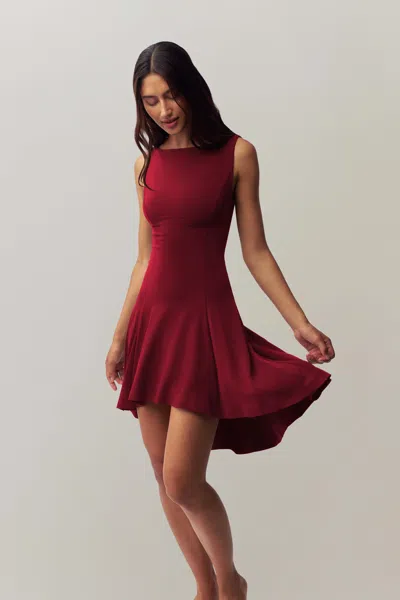 Danielle Guizio Ny Daye Mini Dress In Red