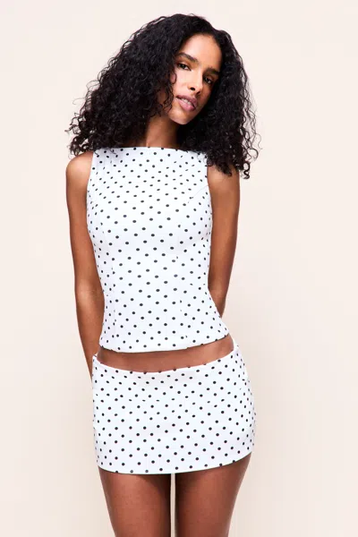 Danielle Guizio Ny Daye Top In White