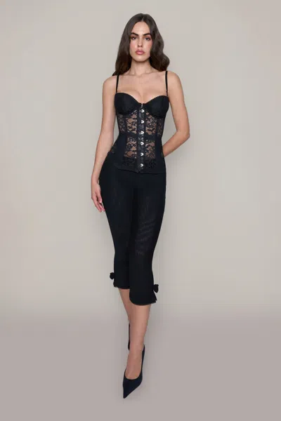 Danielle Guizio Ny Esme Corset In Black