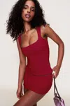 Danielle Guizio Ny Full Length Celestial Top In Red