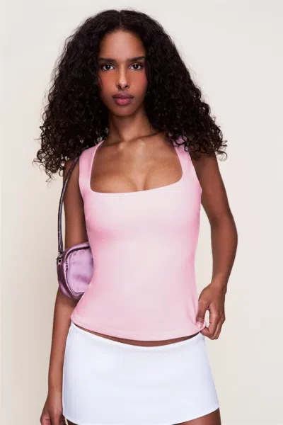 Danielle Guizio Ny Full Length Celestial Top In Pink