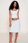 Danielle Guizio Ny Gingham Paloma Skirt