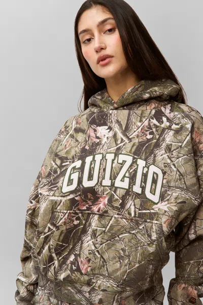 Danielle Guizio Ny Guizio Pullover Hoodie In Camouflage