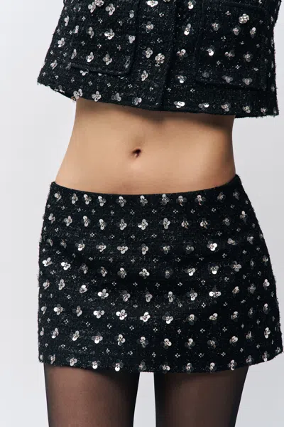 Danielle Guizio Ny Halstead Skirt In Black