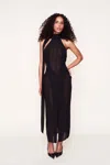 Danielle Guizio Ny Koemi Sheer Panel Dress