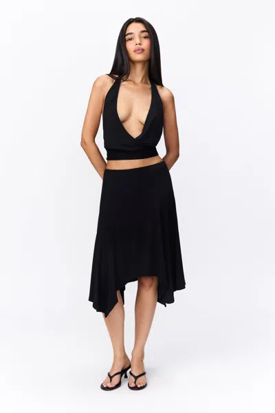 Danielle Guizio Ny Lana Skirt In Black