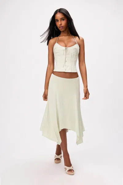 Danielle Guizio Ny Lana Skirt In Green