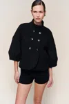 Danielle Guizio Ny Le Petite Jacket In Black