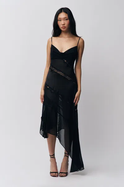 Danielle Guizio Ny Leah Dress In Black