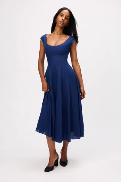Danielle Guizio Ny Leila Dress In Blue