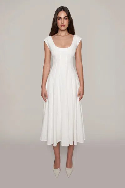 Danielle Guizio Ny Leila Dress In White