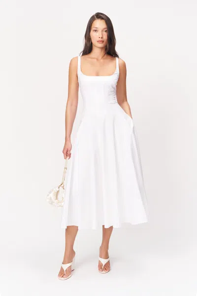 Danielle Guizio Ny Leila Tank Dress In White