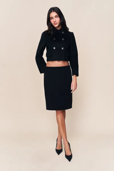 Danielle Guizio Ny Lillian Pencil Skirt In Black