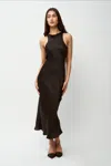 Danielle Guizio Ny Lina Midi Dress In Black