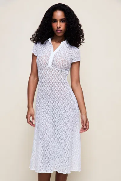 Danielle Guizio Ny Mae Lace Dress In White
