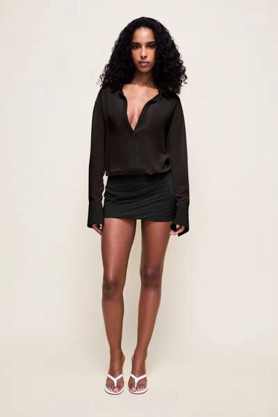 Danielle Guizio Ny Marseille Shirt Dress In Multi