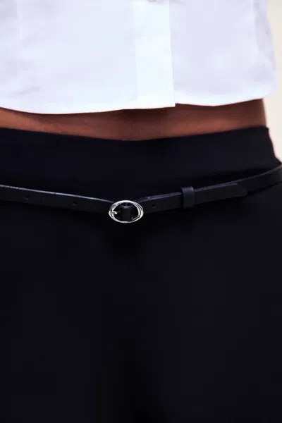 Danielle Guizio Ny Micro Mini Belt In Black