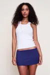 Danielle Guizio Ny Micro Mini Stretch Skirt