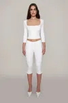 Danielle Guizio Ny Nea Top In White
