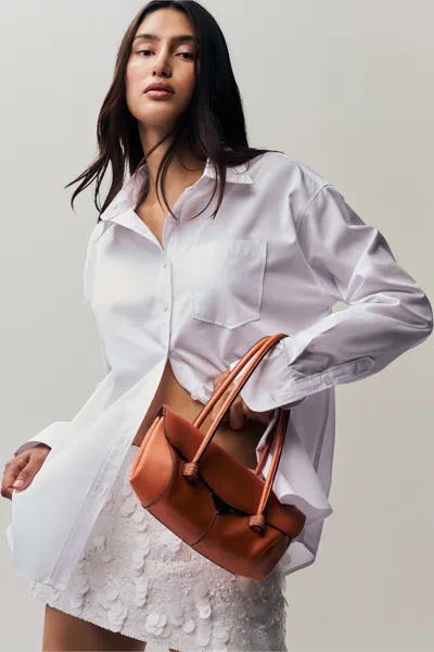 Danielle Guizio Ny Oona Button Down In White