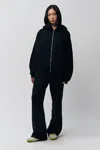 Danielle Guizio Ny Relaxed Drawstring Sweatpant In Black