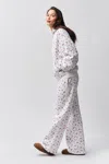 Danielle Guizio Ny Relaxed Drawstring Sweatpant In Sweet Floral