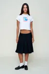 Danielle Guizio Ny Shiba Graphic Tee In White