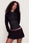 Danielle Guizio Ny Tailored Corset Long Sleeve