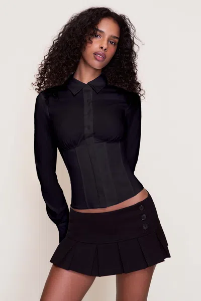 Danielle Guizio Ny Tailored Corset Long Sleeve